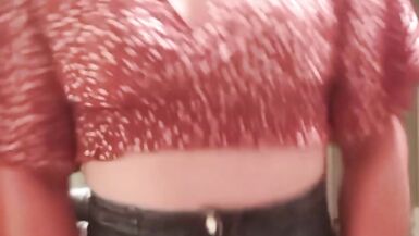 Tranny LisaB. takes her clothes off slowly. - 2 image