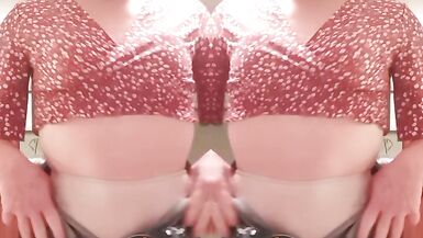 Tranny LisaB. takes her clothes off slowly. - 3 image