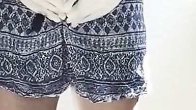 Sarah cd cums in short dress - 11 image