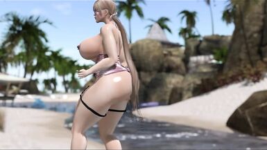 Second Life - Beautiful FUTANARI Showing her PUSSY & BIG COCK - 8 image