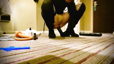 Me taking a large dildo in my destroyed ass - 10 image