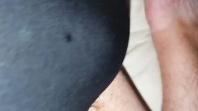 Crossdressing in wife's bodysuit - 3 image