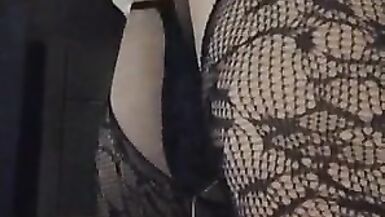 Dressed up sissy taking a pounding locked in chastity - 6 image