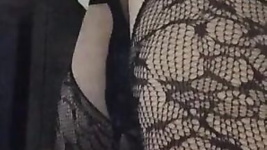 Dressed up sissy taking a pounding locked in chastity - 9 image