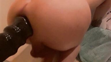 Butt Slut Xxl Anal Dildo Feels So Good - 3 image