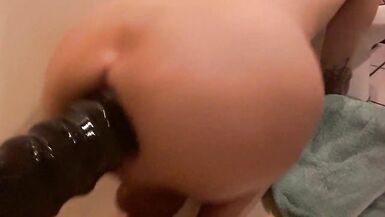 Butt Slut Xxl Anal Dildo Feels So Good - 6 image
