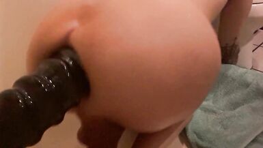 Butt Slut Xxl Anal Dildo Feels So Good - 7 image