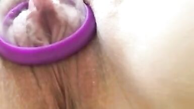 Worship my Body while I Edge to Multiple Orgasms with Clit Sucking & Licking Toy  - 7 image