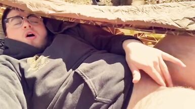 Teen Ftm Playing in Woods - 4 image