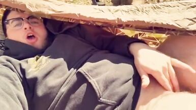 Teen Ftm Playing in Woods - 6 image