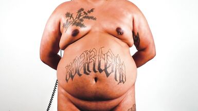 Fat Enby BOARLORD Laughs so Hard their Belly Jiggles on its Own! - 2 image