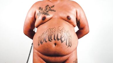 Fat Enby BOARLORD Laughs so Hard their Belly Jiggles on its Own!