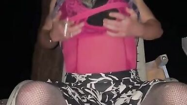 Sissy Dressing outside - 6 image