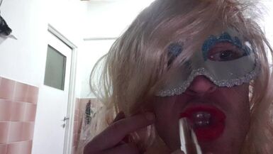 Lipstick and Cigarette. - 1 image