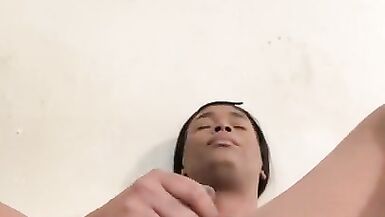 Tranny Fingering Ass while Stroking - 14 image