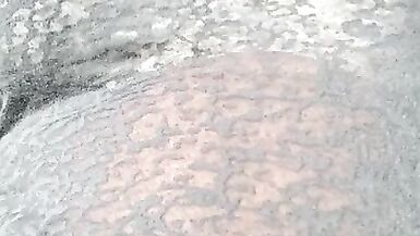 CD at public park quick walk in skirt - 4 image