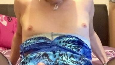 Finger fucking my tight wet pussy & cock play! - 1 image