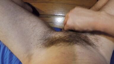 Jerking off my T-dick (FTM) - 3 image