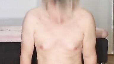 Riding a dildo and playing with my nipples - 14 image