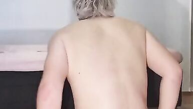 Riding a dildo and playing with my nipples - 9 image