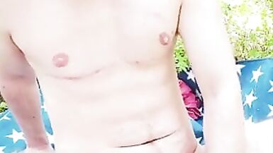 Man With Pussy Naked In The Forest - 10 image