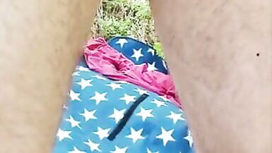 Man With Pussy Naked In The Forest - 4 image