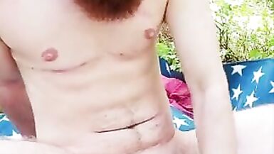 Man With Pussy Naked In The Forest