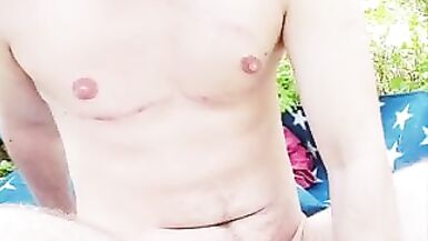 Man With Pussy Naked In The Forest - 9 image