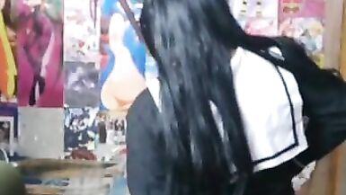 Gordita Con Traje De Colegiala Deseosa De Una Gran Verga - 10 image