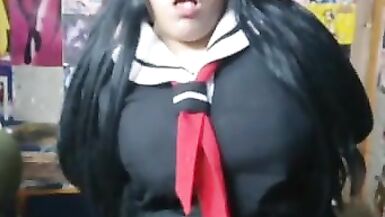 Gordita Con Traje De Colegiala Deseosa De Una Gran Verga - 6 image