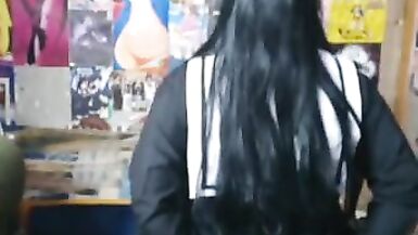 Gordita Con Traje De Colegiala Deseosa De Una Gran Verga - 9 image