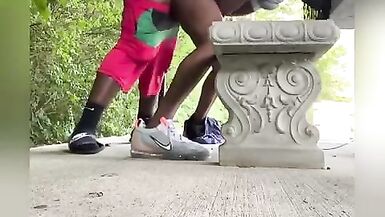 Almost Caught behind a Warehouse