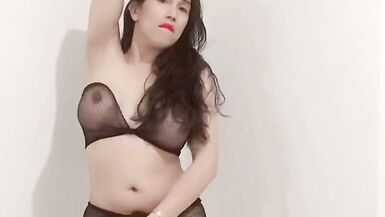 asian trans anairb strip sexy dance until she gets naked - 3 image