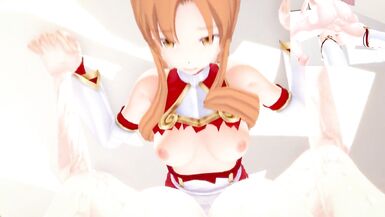 SAO - Futa Asuna Yuuki Fucks you Hard | Taker Female POV - 14 image