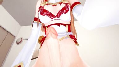 SAO - Futa Asuna Yuuki Fucks you Hard | Taker Female POV - 3 image