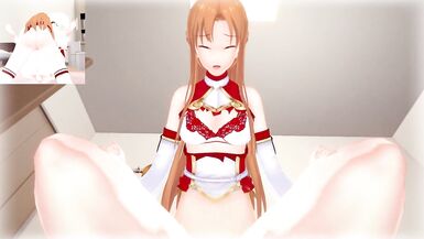SAO - Futa Asuna Yuuki Fucks you Hard | Taker Female POV - 7 image