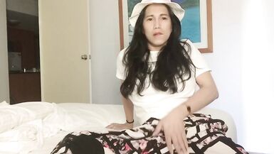 My Morning Masturbation with my Cumshot by Asian Trans Anairb - 2 image