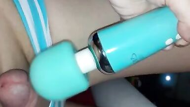 Tgirl Teases herself till she Cums - 10 image