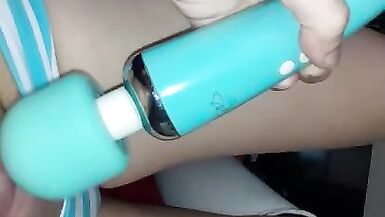 Tgirl Teases herself till she Cums - 11 image