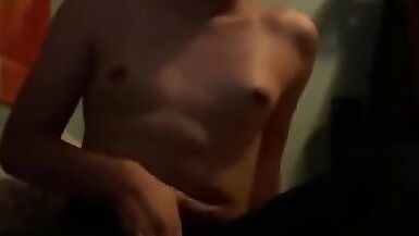 Hot Tgirl Masturbates with Vibrating Buttplug - 2 image