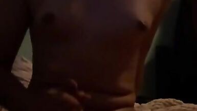 Hot Tgirl Masturbates with Vibrating Buttplug - 8 image