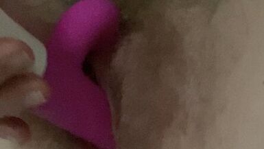 Trans man uses toy to suck and fuck his boy pussy - 1 image