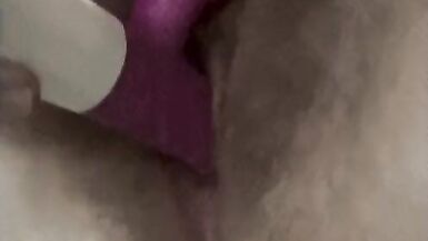 Trans man uses toy to suck and fuck his boy pussy - 13 image