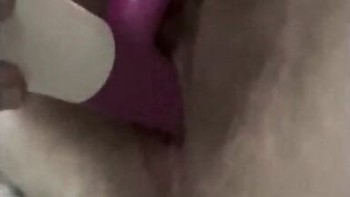 Trans man uses toy to suck and fuck his boy pussy - 14 image