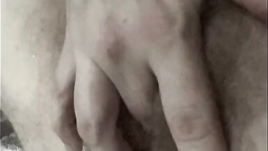 Trans man uses toy to suck and fuck his boy pussy - 5 image