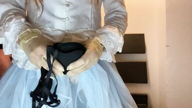 Trans Girl Bra Fuck(Gossard Everyday 30B) & Cum in Bra - 12 image