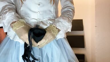 Trans Girl Bra Fuck(Gossard Everyday 30B) & Cum in Bra - 13 image