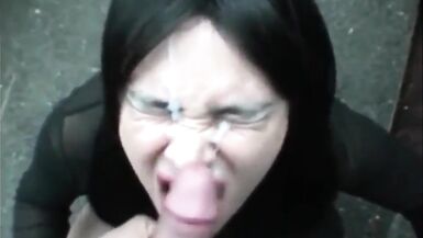 Cum on crossdressers faces - 14 image