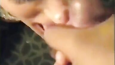 Cum on crossdressers faces - 2 image