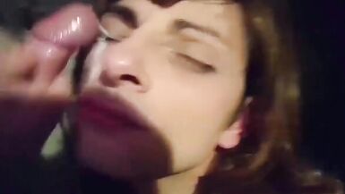 Cum on crossdressers faces - 5 image